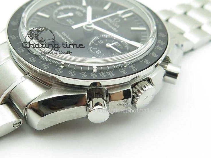 0728 Efficient Speedmaster Professional Moonwatch Chrono AXF Best Edition On SS Bracelet A 8286